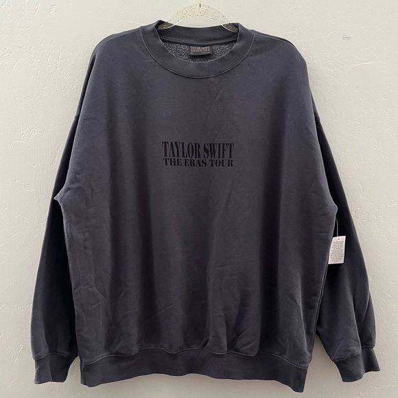 Taylor Swift Sweaters - Taylor Swift Large Blue Crewneck Official Eras Tour Concert Merch w/ Bag NWT